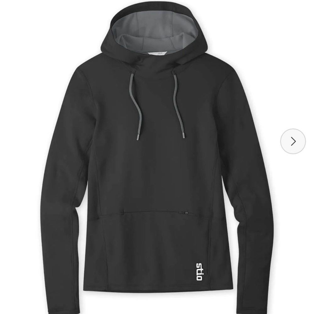 Stio Fremont Stretch Fleece Hoodie - Dark Grey